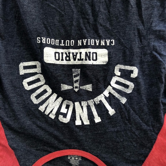 Collingwood Ontario Baseball 3/4 Length Sleeve Shirt - Picture 4 of 6